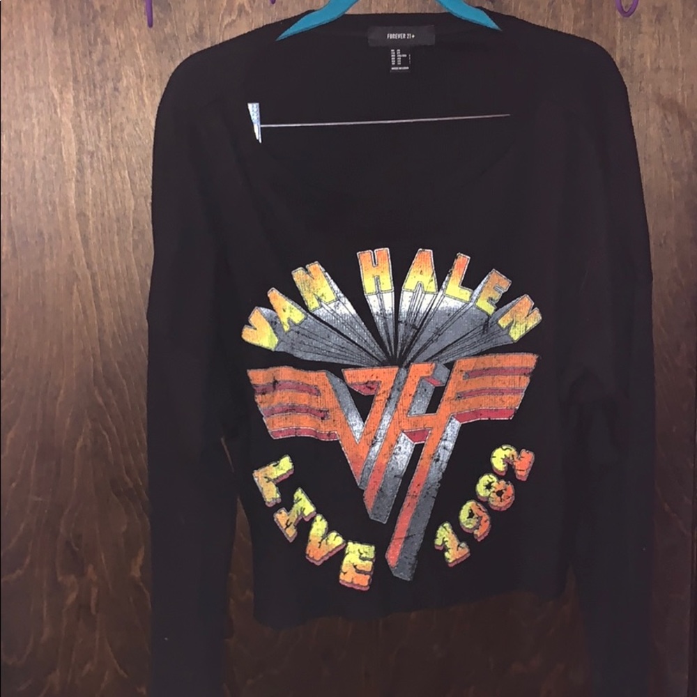 Van-Halen crop top
